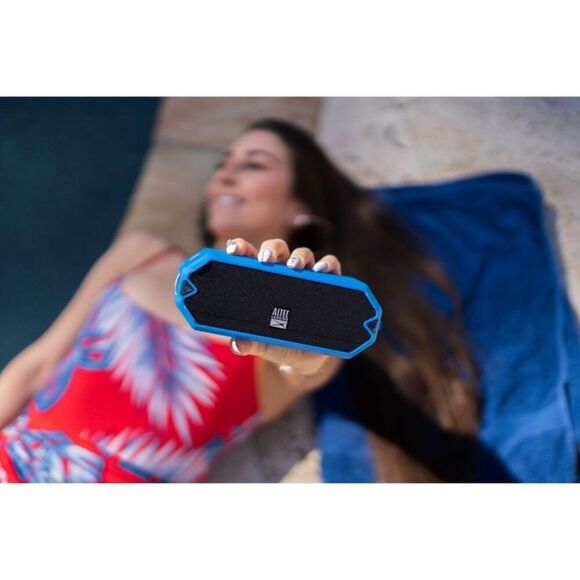 Open Box - Altec Lansing - HydraJolt Bluetooth Speak Blue - Picture 10 of 11